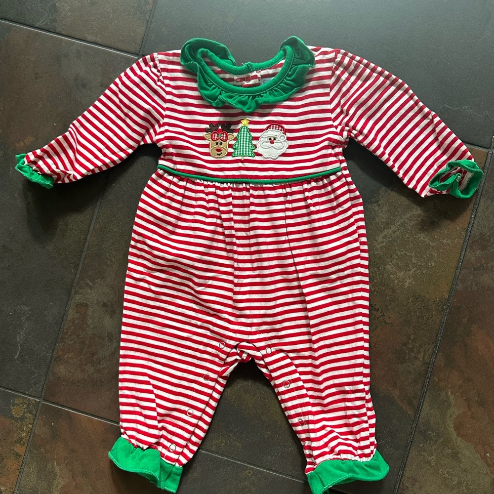 Christmas Appliqué Romper.